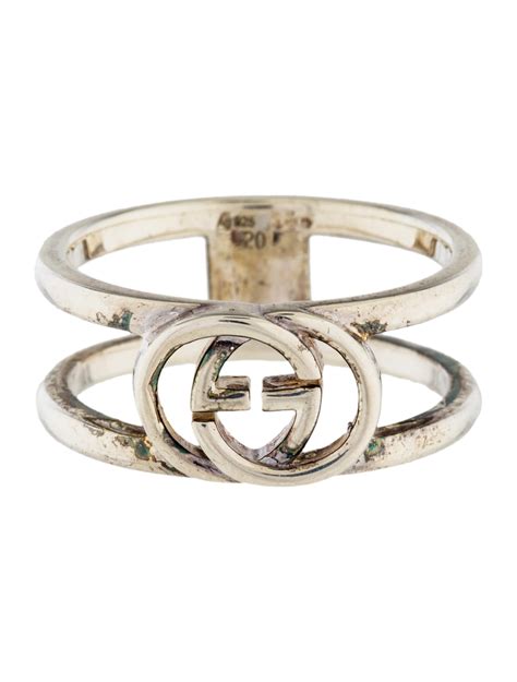 gucci medusa ring|Gucci interlocking rings.